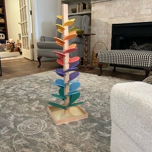 Montessori wooden rainbow tree